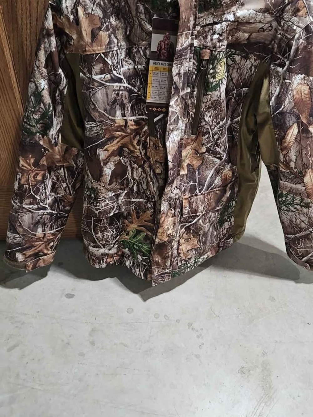 Men's Camo Hunting Jacket - Brown/Olive